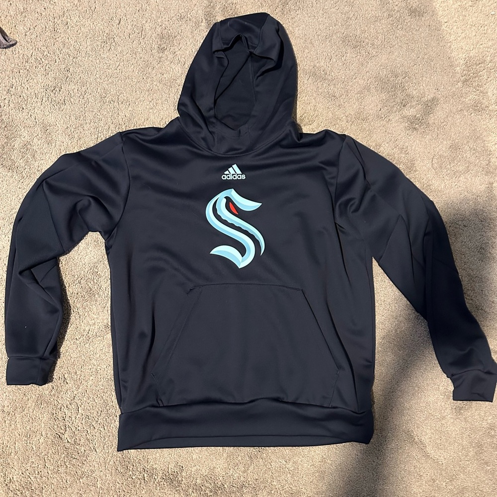 Seattle Krakens Adidas Men’s Breathable Light Weight Hoodie